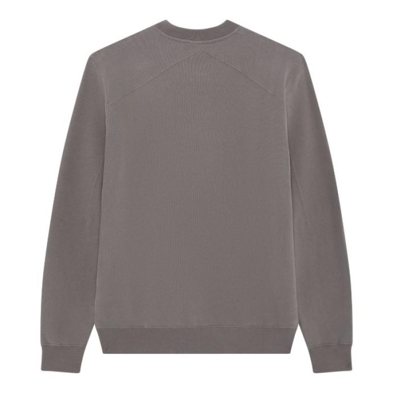 EMBOSSED LOGO CREW SWEAT Dark Slate