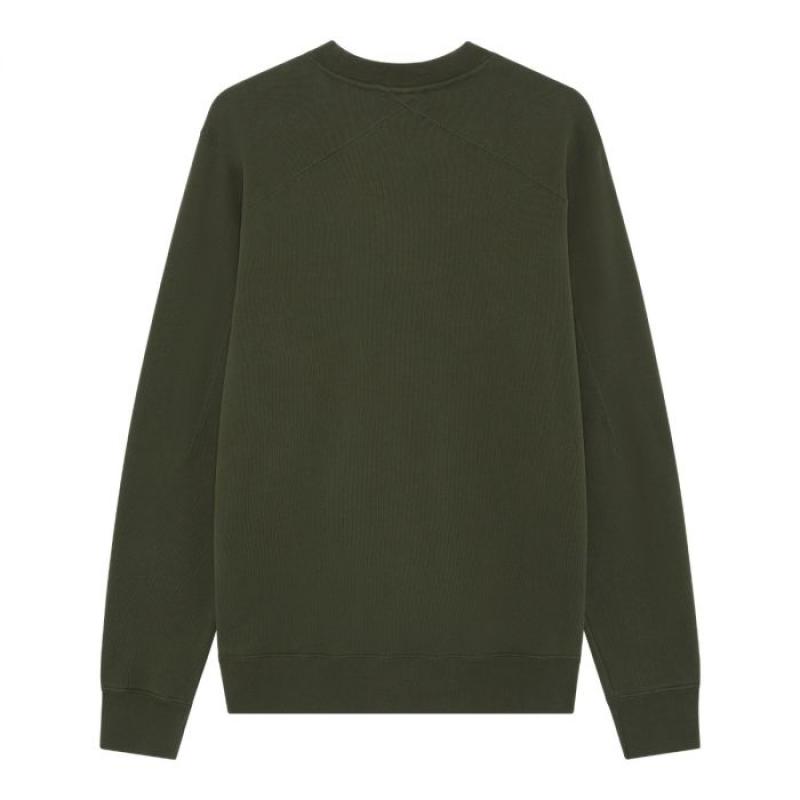 EMBOSSED LOGO CREW SWEAT Oil Slick