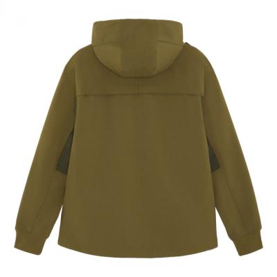 SOFTSHELL HOODED JACKET Aloe