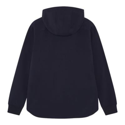 SOFTSHELL DOWN QUILT HOODED JACKET Ink Navy