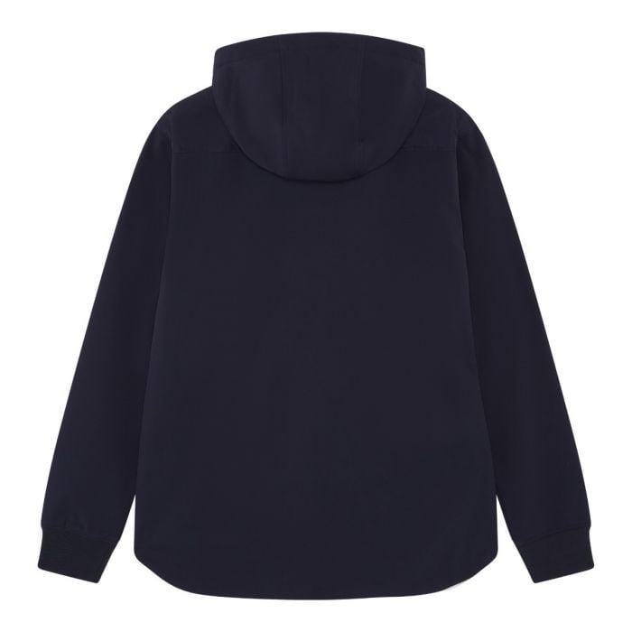 SOFTSHELL DOWN QUILT HOODED JACKET Ink Navy