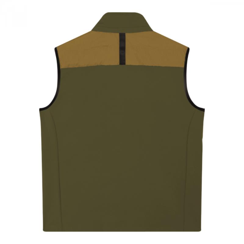 SOFTSHELL DOWN QUILT GILET Aloe