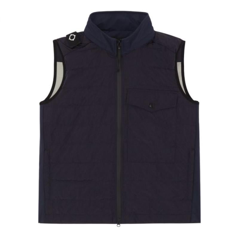 SOFTSHELL DOWN QUILT GILET Ink Navy