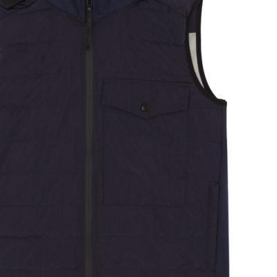 SOFTSHELL DOWN QUILT GILET Ink Navy