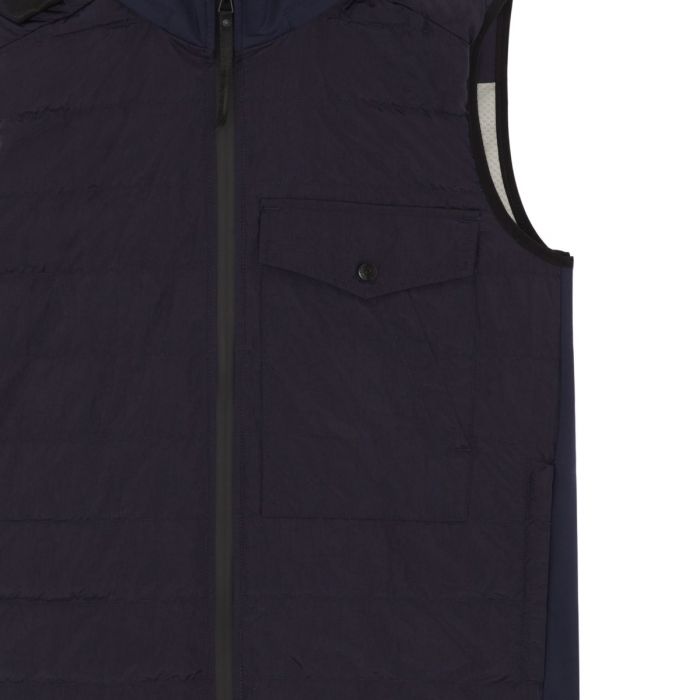 SOFTSHELL DOWN QUILT GILET Ink Navy