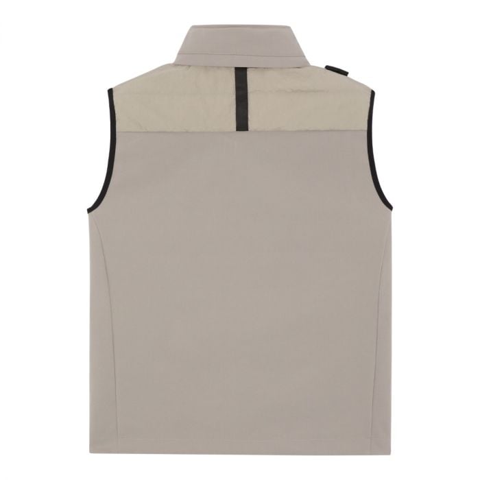 SOFTSHELL DOWN QUILT GILET Quicksilver