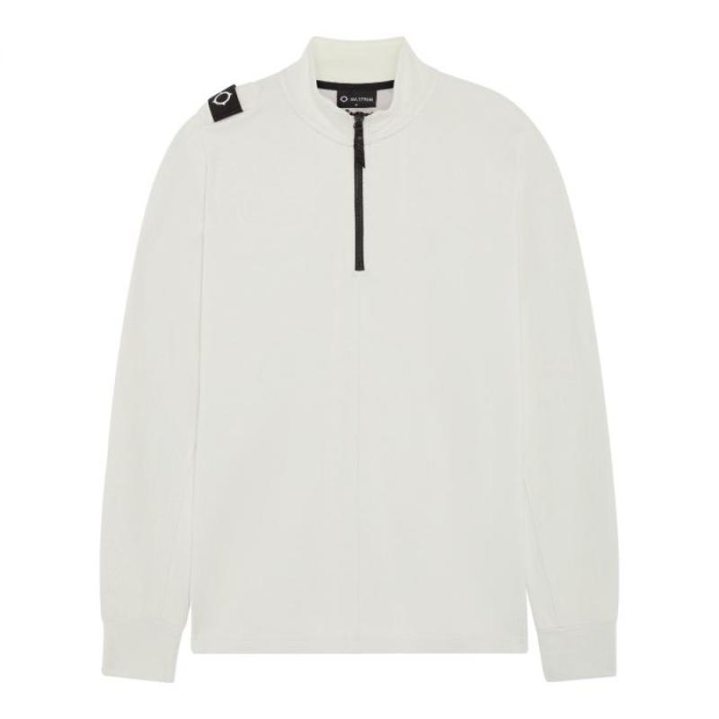 DFP FUNNEL NECK ZIP TOP Aluminium