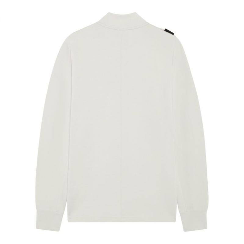 DFP FUNNEL NECK ZIP TOP Aluminium