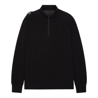 DFP FUNNEL NECK ZIP TOP Jet Black