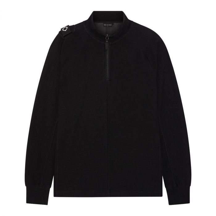 DFP FUNNEL NECK ZIP TOP Jet Black
