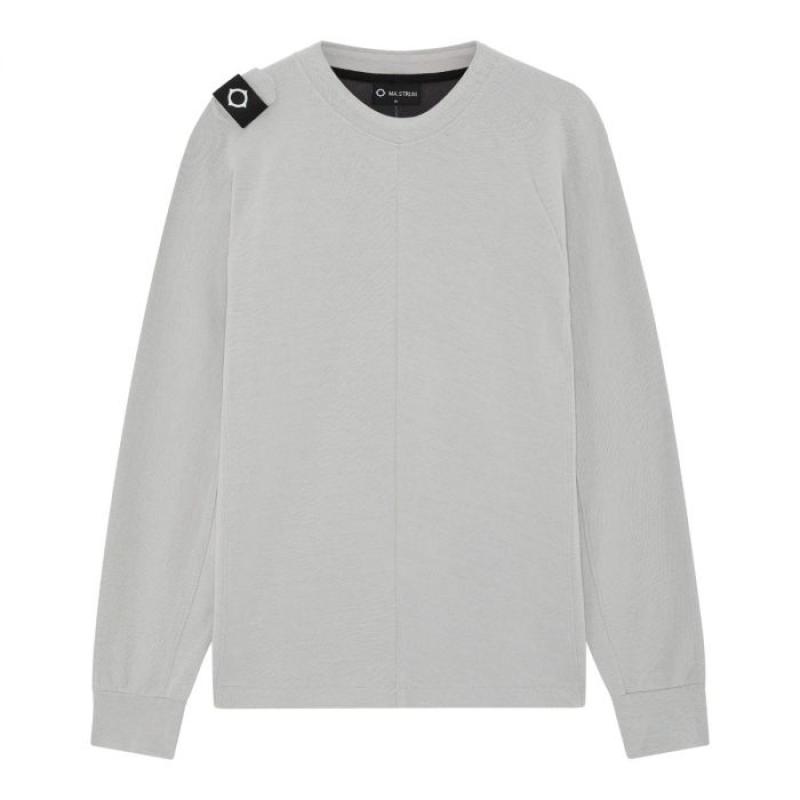 DFP PANEL SLEEVE CREW NECK Aluminium