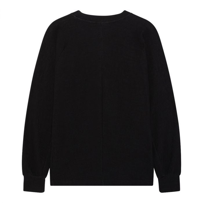 DFP PANEL SLEEVE CREW NECK Jet Black