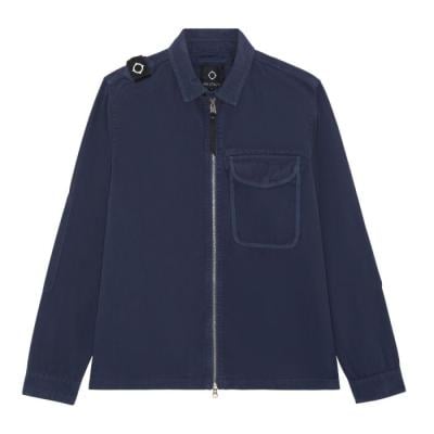 GD ZIP FRONT OVERSHIRT Ink Navy