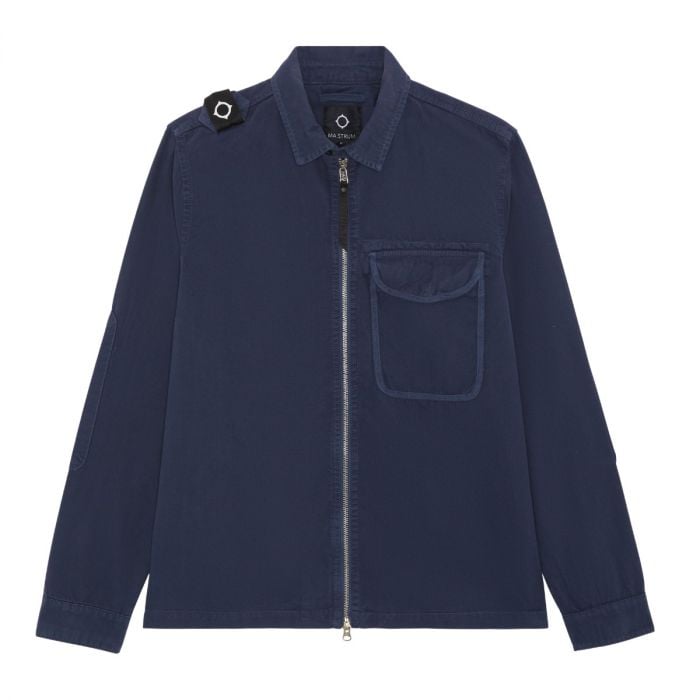 GD ZIP FRONT OVERSHIRT Ink Navy