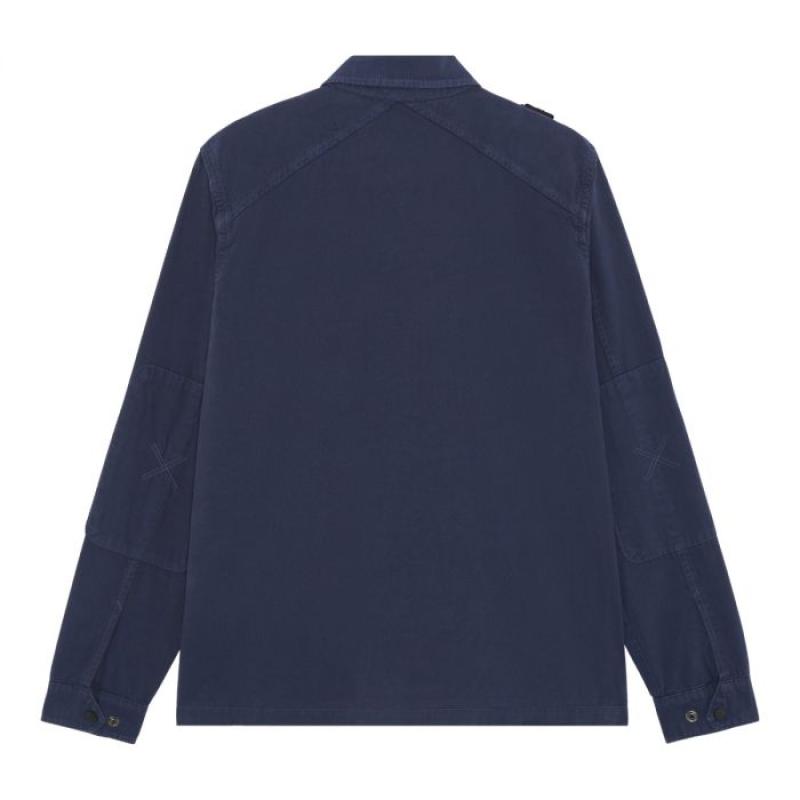 GD ZIP FRONT OVERSHIRT Ink Navy