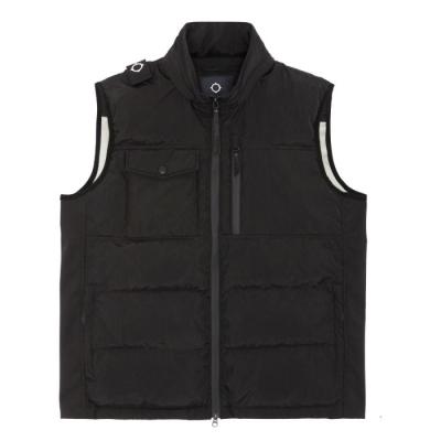 SOFTSHELL DOWN QUILT GILET Jet Black