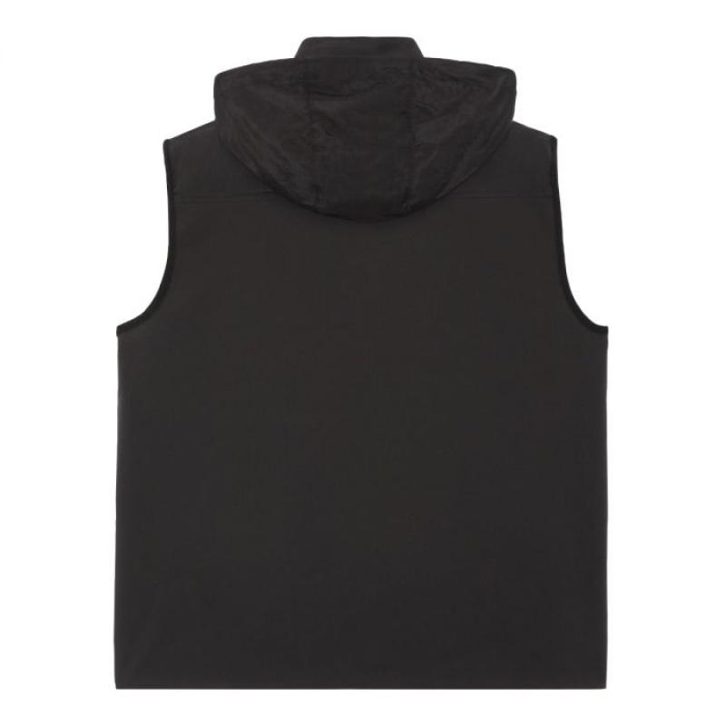 SOFTSHELL DOWN QUILT GILET Jet Black