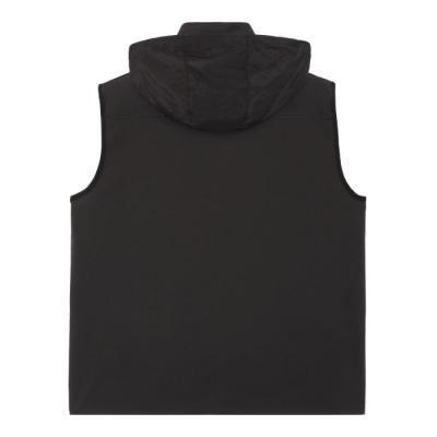 SOFTSHELL DOWN QUILT GILET Jet Black