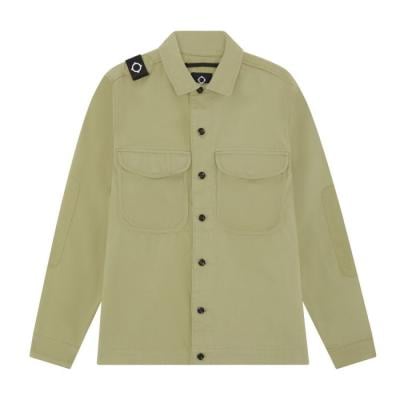 TWO POCKET OVERSHIRT Tea