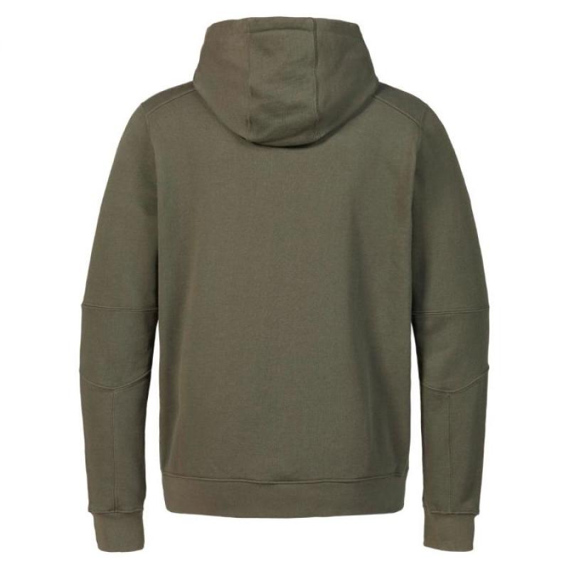 TRAINING FULL ZIP HOODY Dark Khaki Green