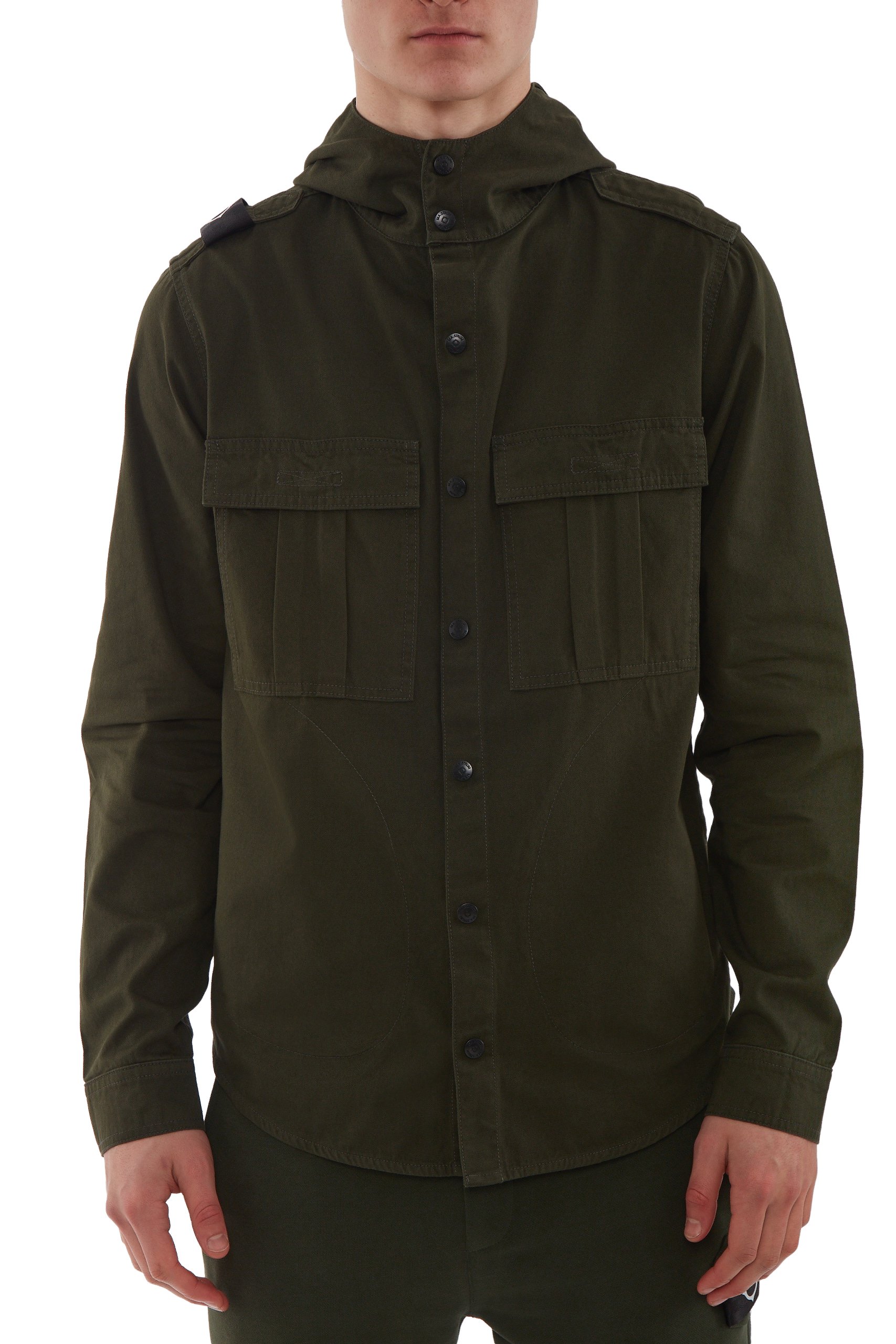 HOODED PARADE SHIRT Oil Slick