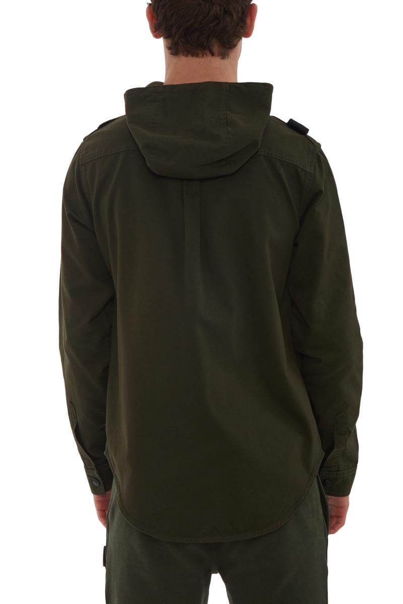 HOODED PARADE SHIRT Oil Slick