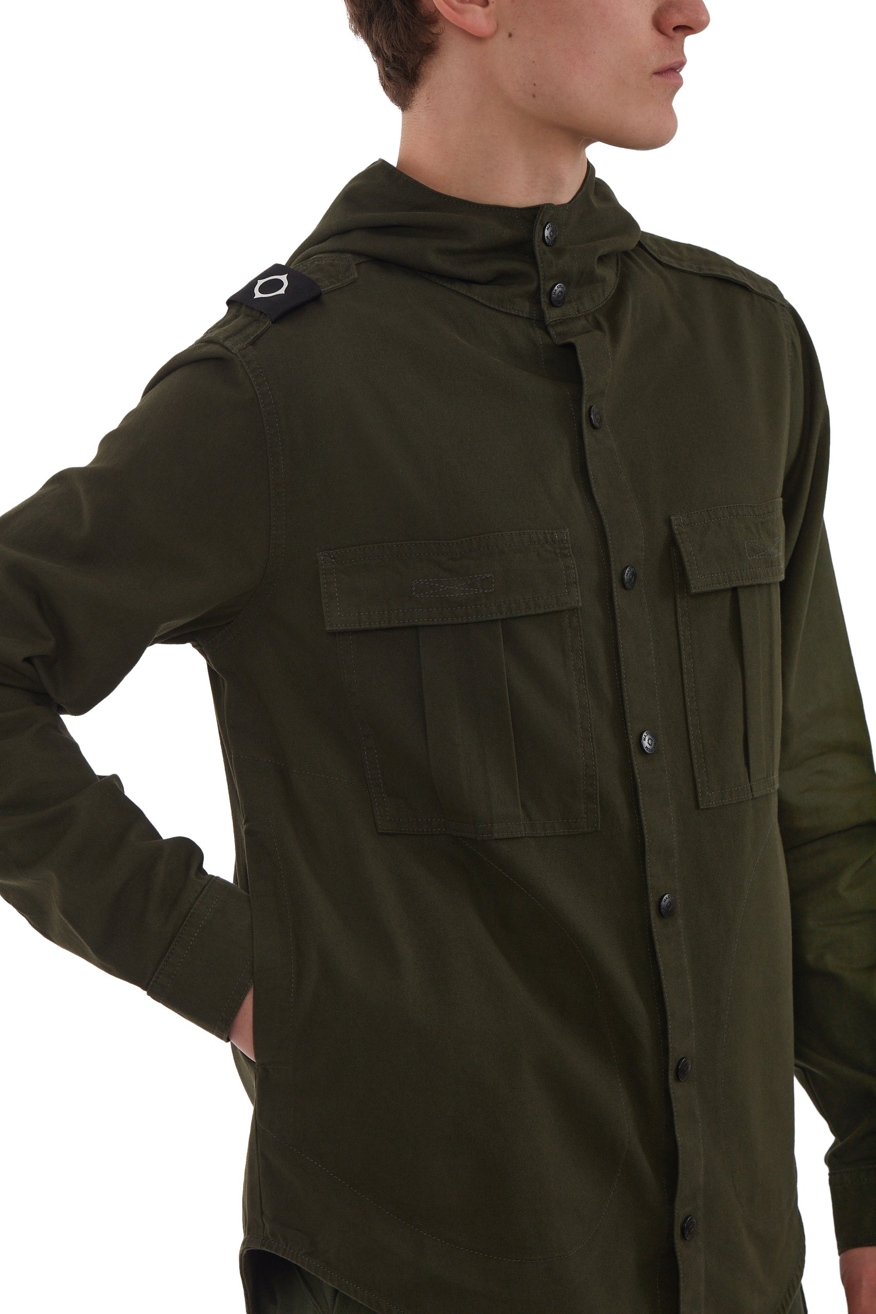 HOODED PARADE SHIRT Oil Slick