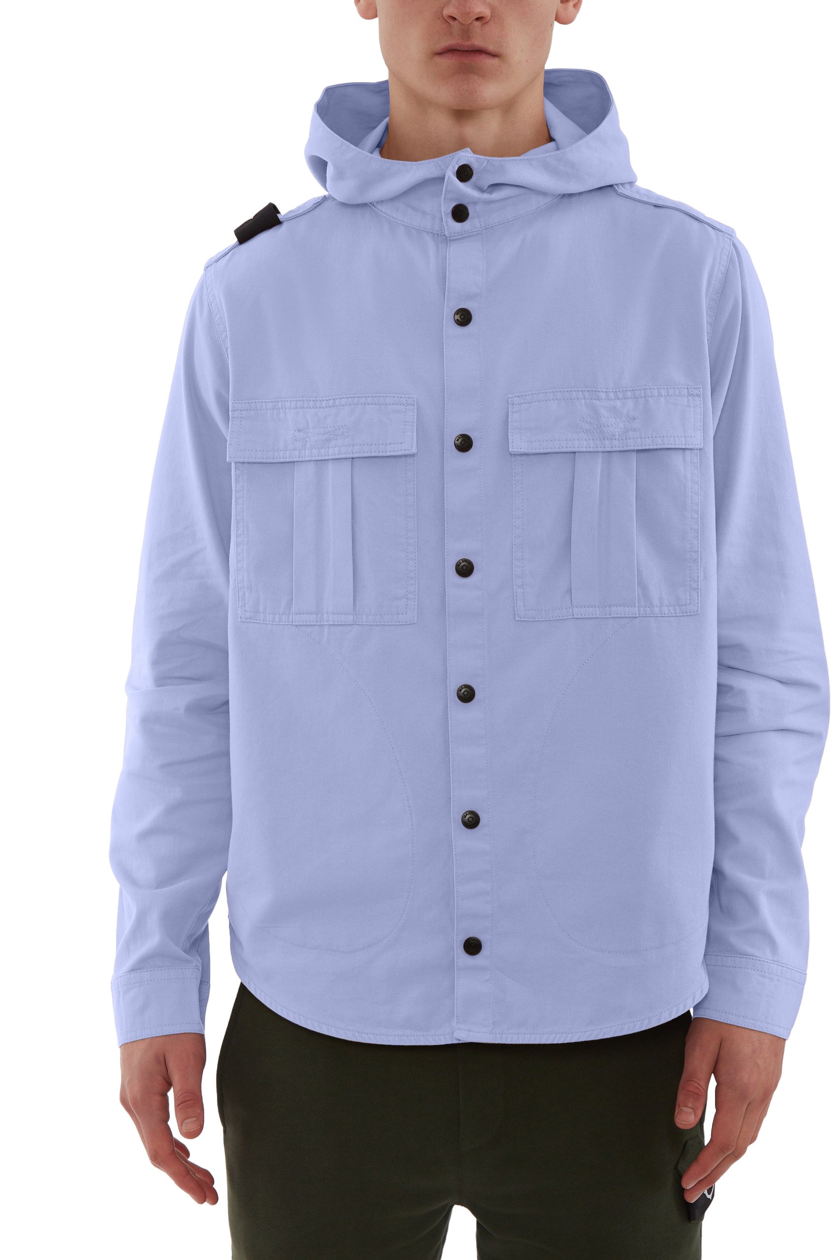 HOODED PARADE SHIRT Lavender