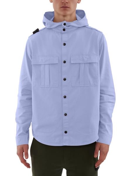 HOODED PARADE SHIRT Lavender