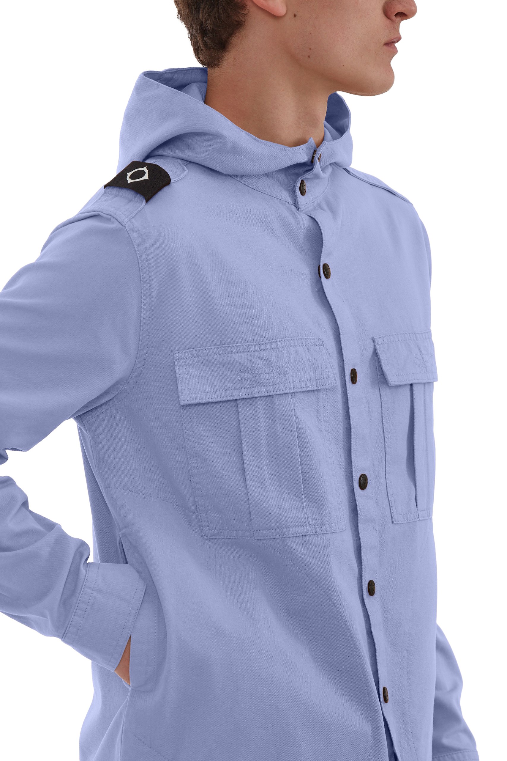 HOODED PARADE SHIRT Lavender