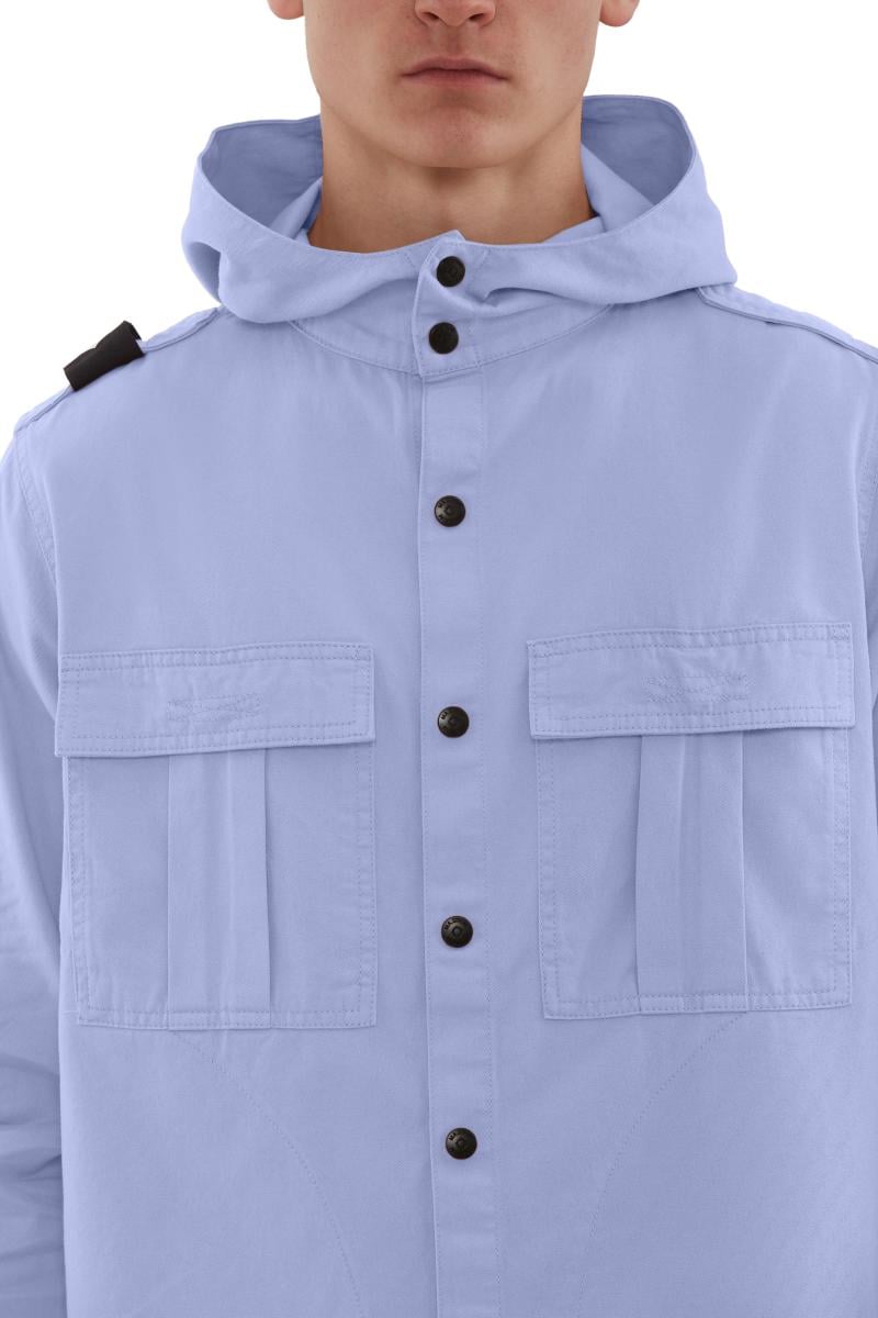 HOODED PARADE SHIRT Lavender