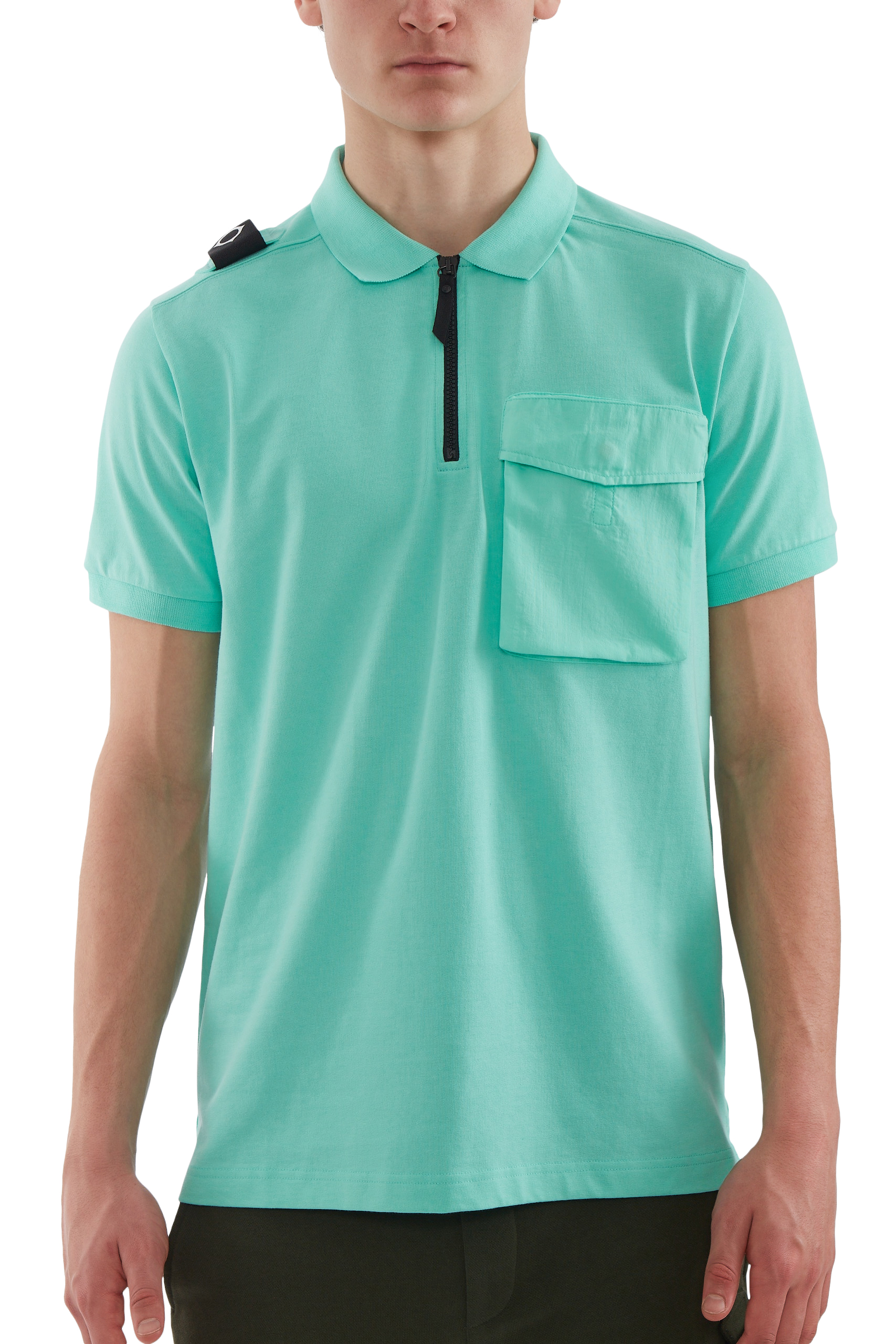 CARGO POCKET ZIP POLO Aquatic
