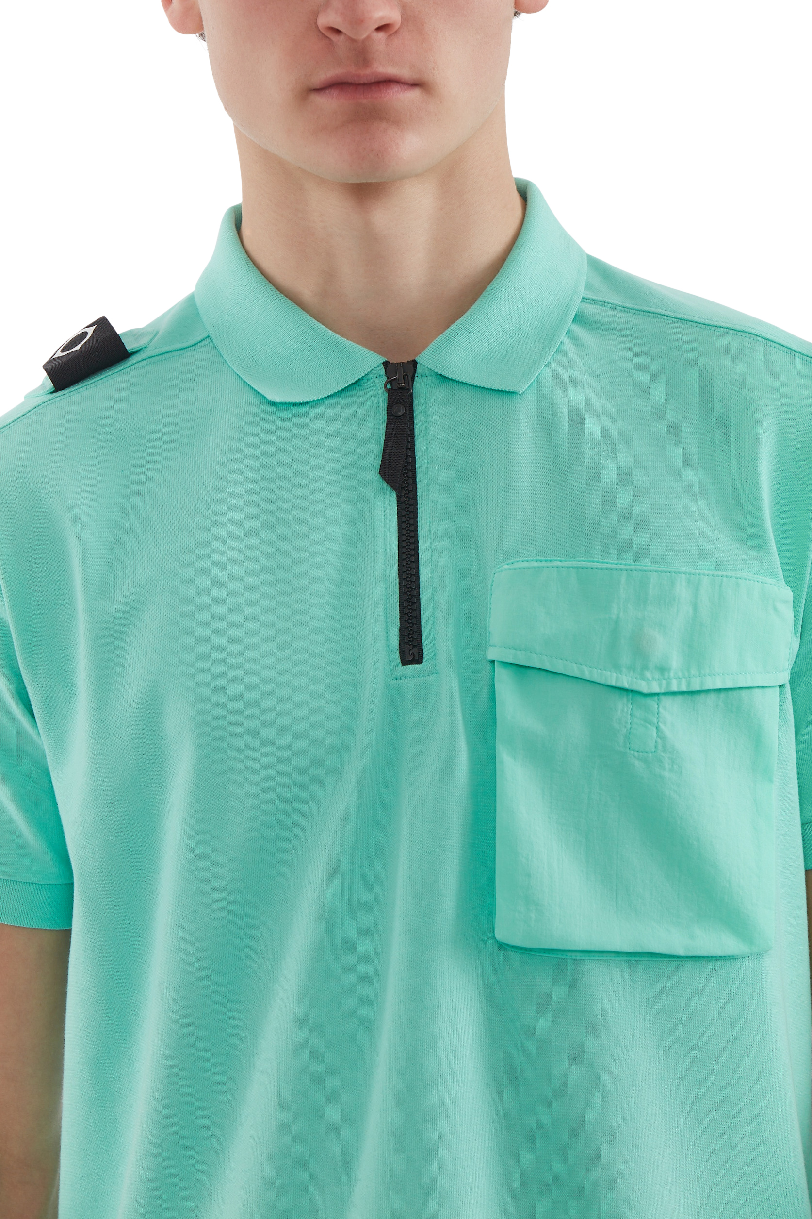 CARGO POCKET ZIP POLO Aquatic