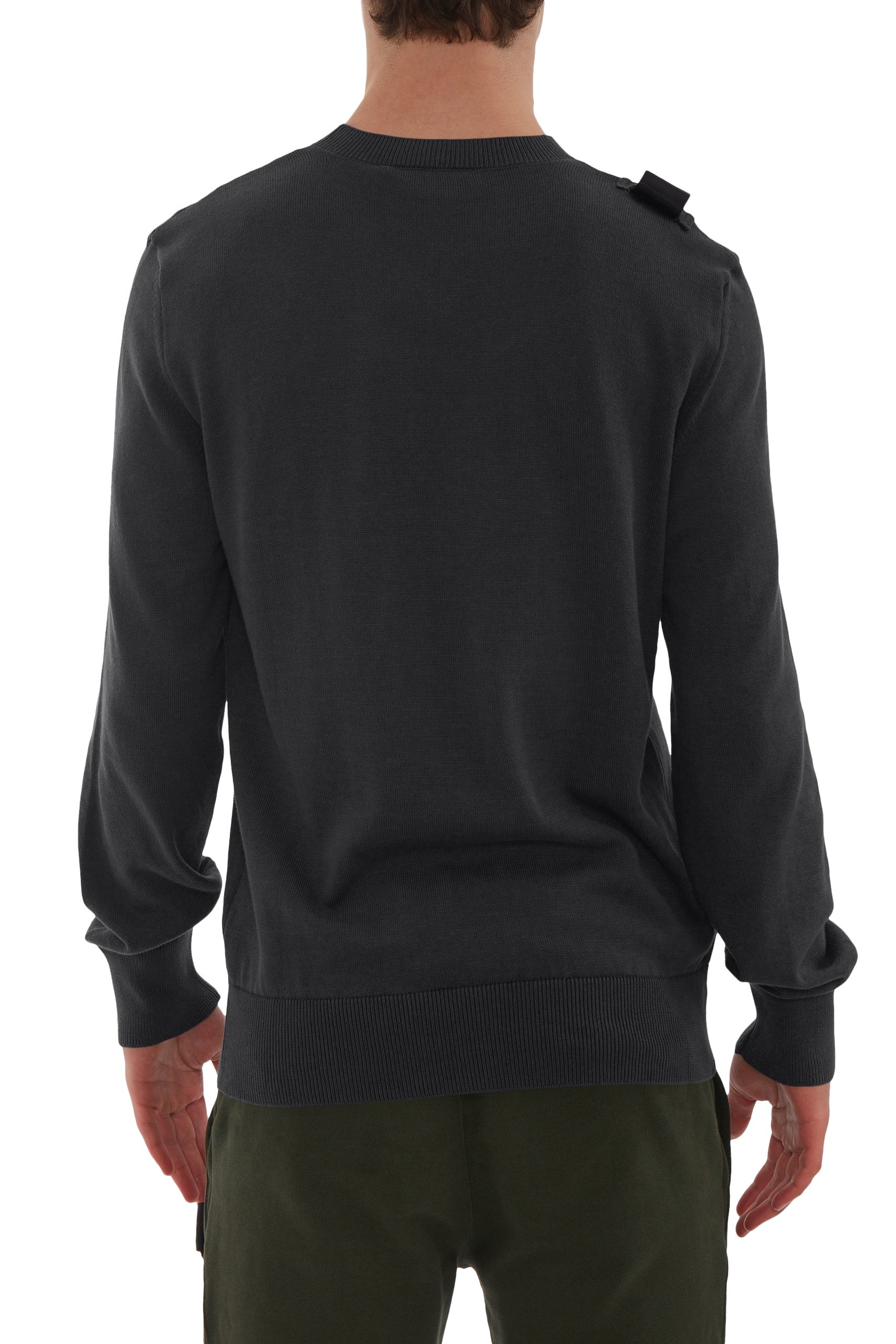 CREW NECK KNIT Jet Black
