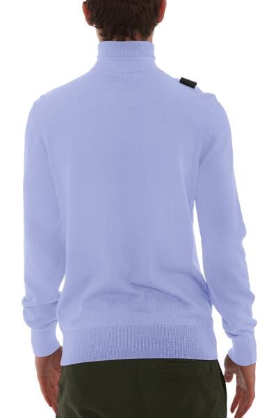QUARTER ZIP KNIT Lavender