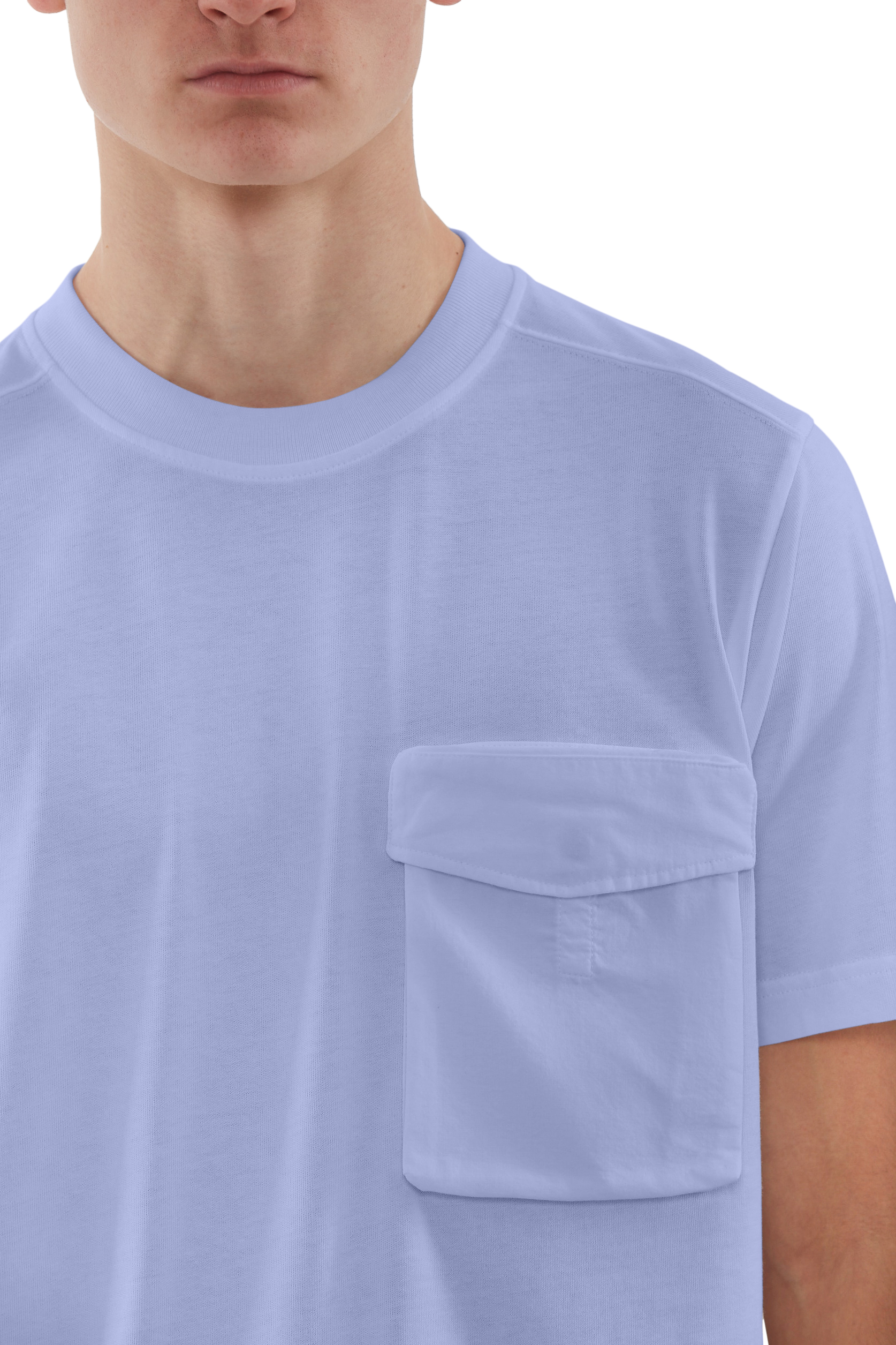 CARGO POCKET TEE Lavender