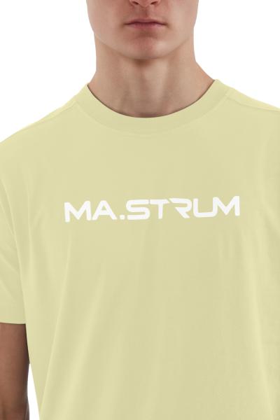 MA.STRUM CHEST PRINT TEE Pumice