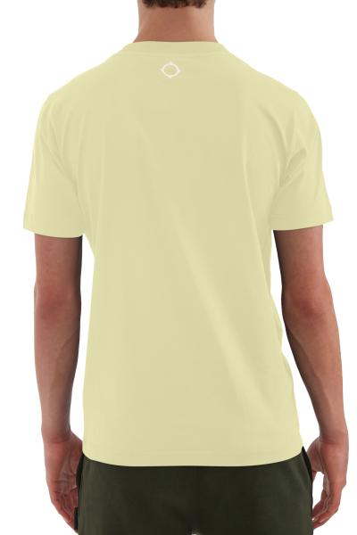 MA.STRUM CHEST PRINT TEE Pumice