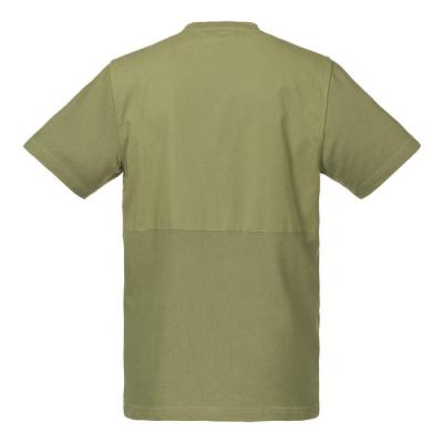 SS PIQUE POCKET TEE Green Canopy