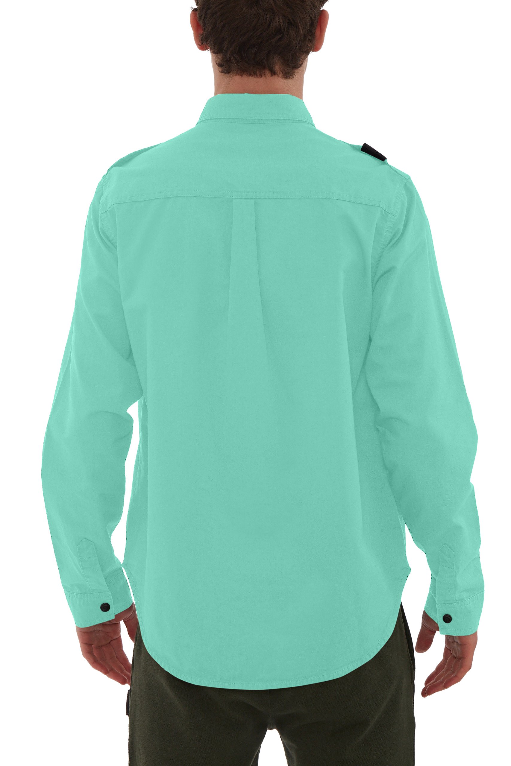 PATCH POCKET PARADE SHIRT Aquatic