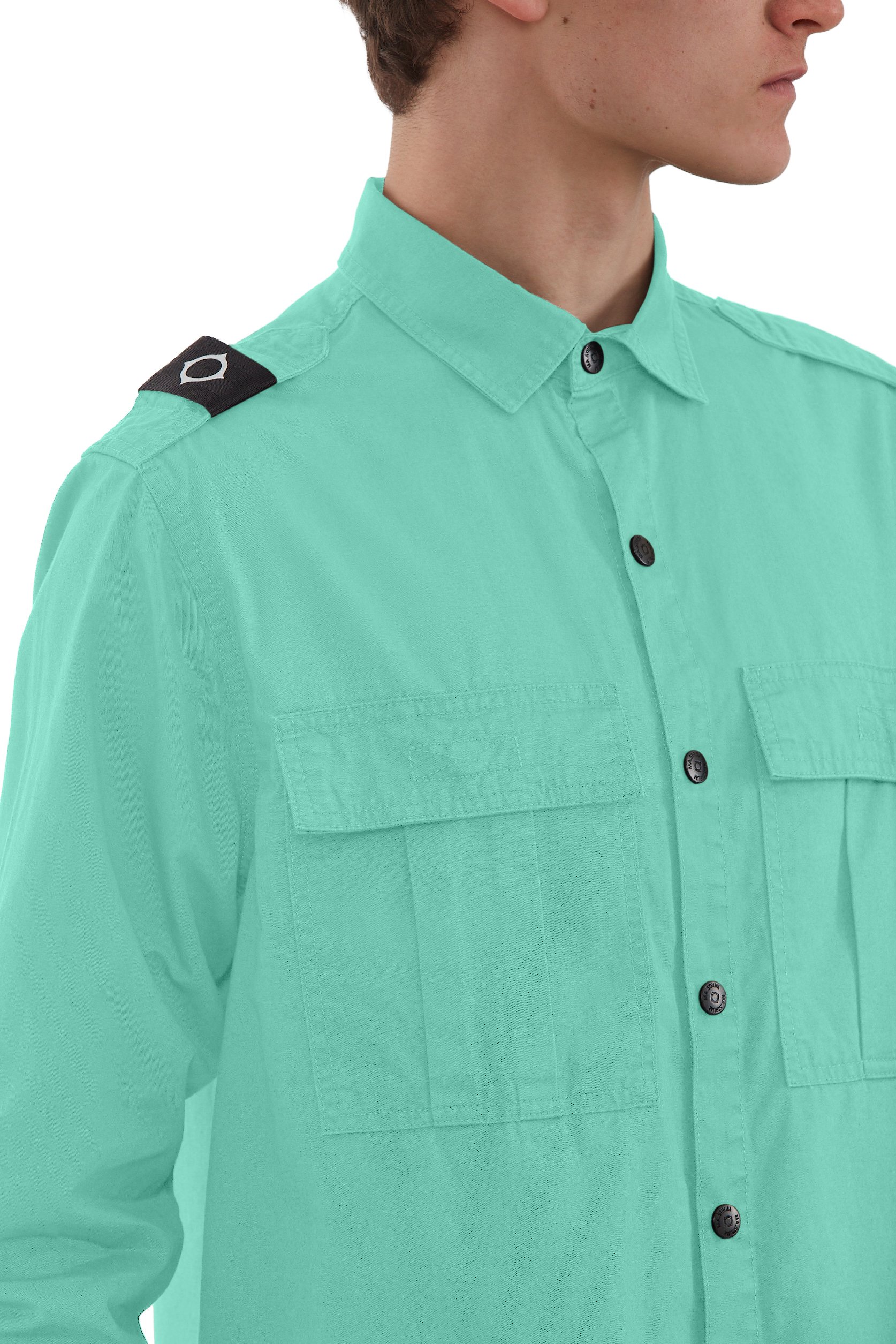 PATCH POCKET PARADE SHIRT Aquatic