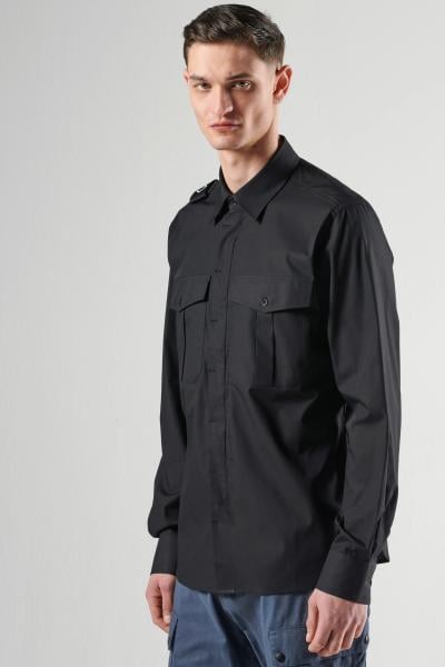 LS CYCLONE SHIRT Jet Black