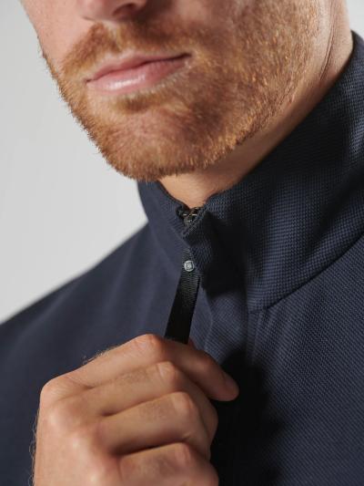 PIQUE FULL ZIP Ink Navy