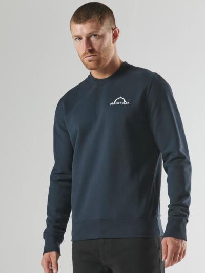 DRIFT EMBROIDERED COMPASS SWEAT Ink Navy