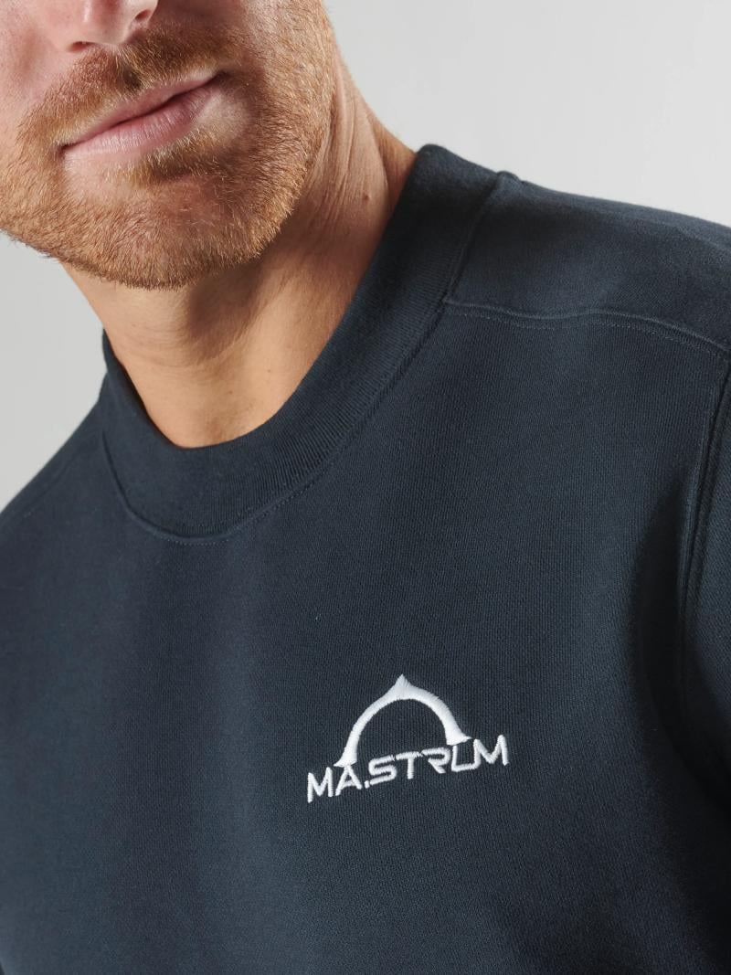 DRIFT EMBROIDERED COMPASS SWEAT Ink Navy
