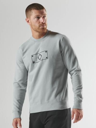 BLAST EMBROIDERED BADGE SWEAT Battleship