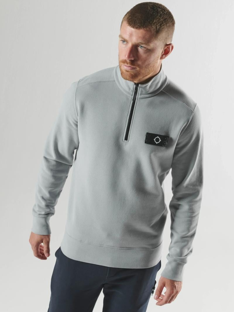 NEO QUARTER ZIP SWEAT Battleship