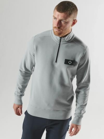 NEO QUARTER ZIP SWEAT Battleship