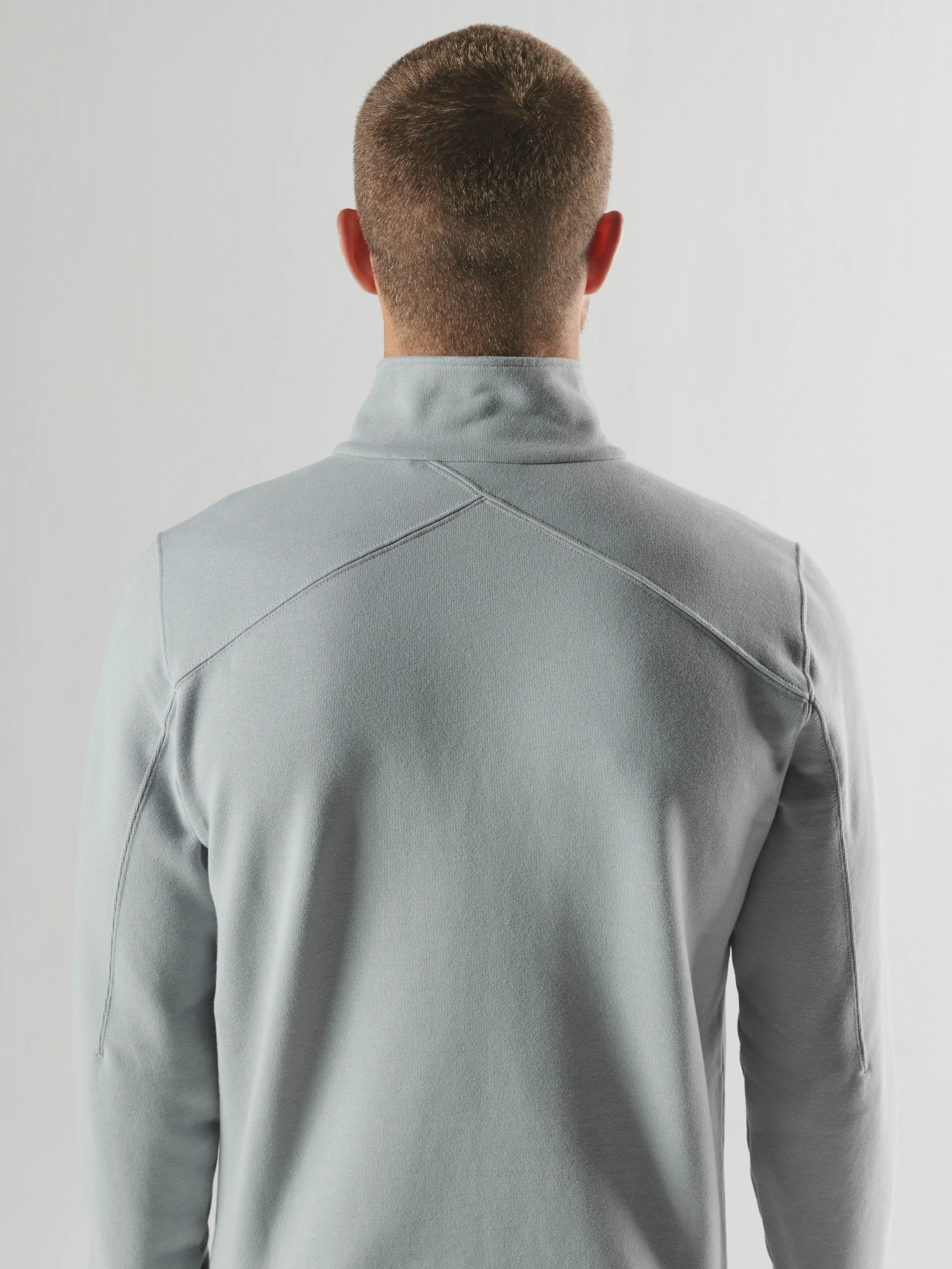 NEO QUARTER ZIP SWEAT Battleship