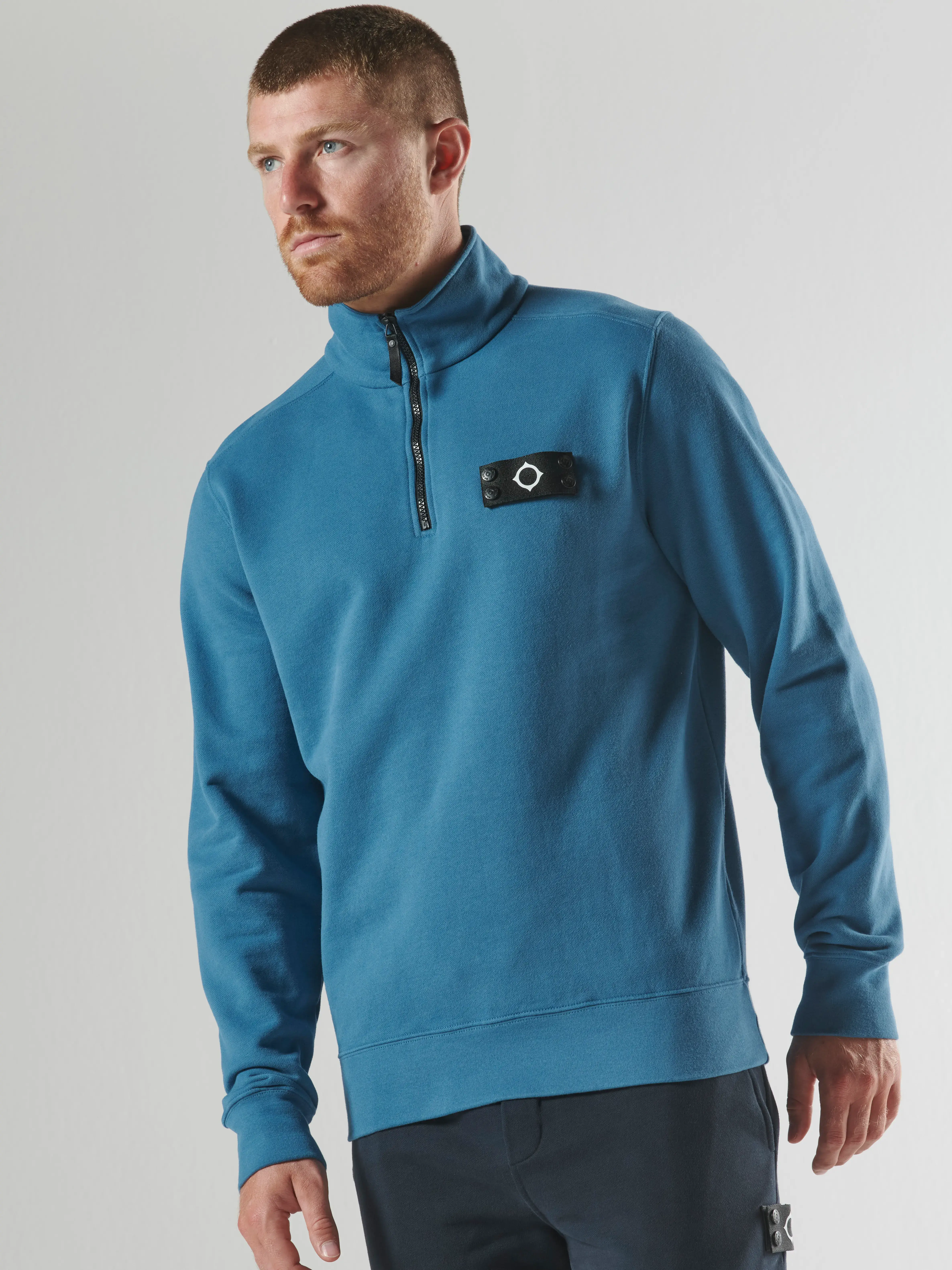 NEO QUARTER ZIP SWEAT Midnight